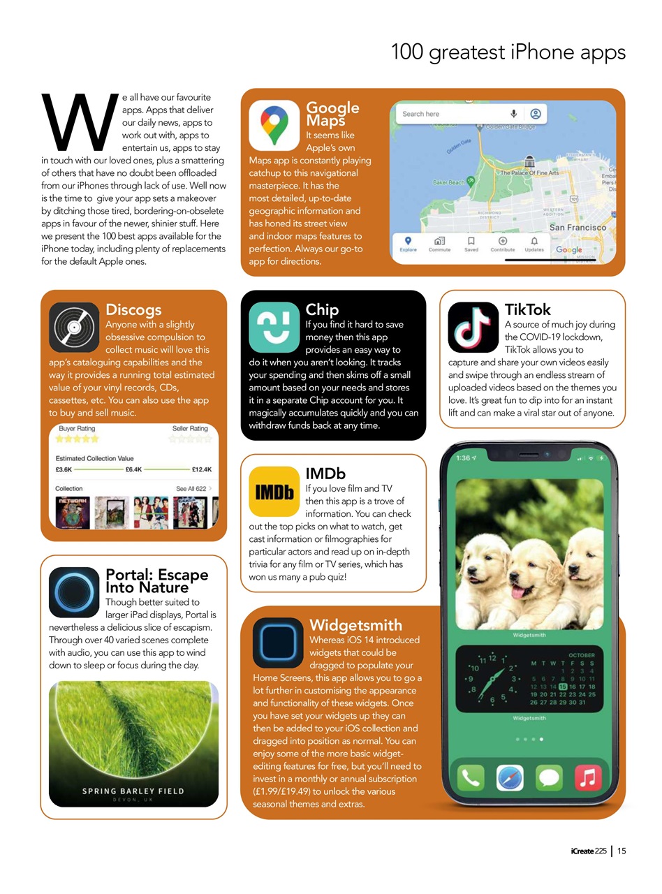 iCreate Preview Pages