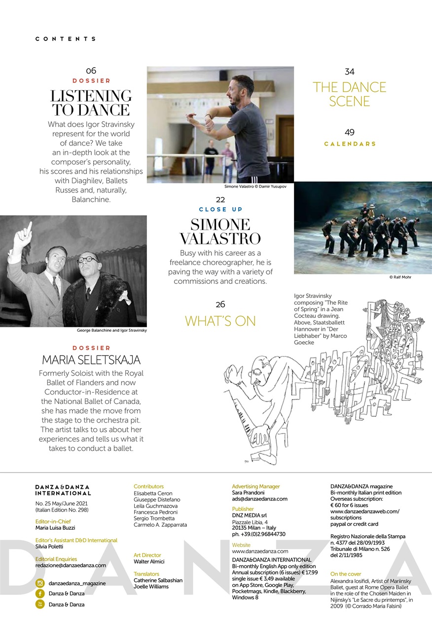 DANZA&DANZA International Preview Pages