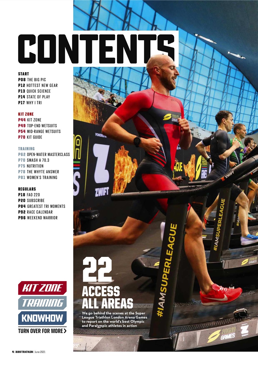 220 Triathlon Magazine Preview Pages