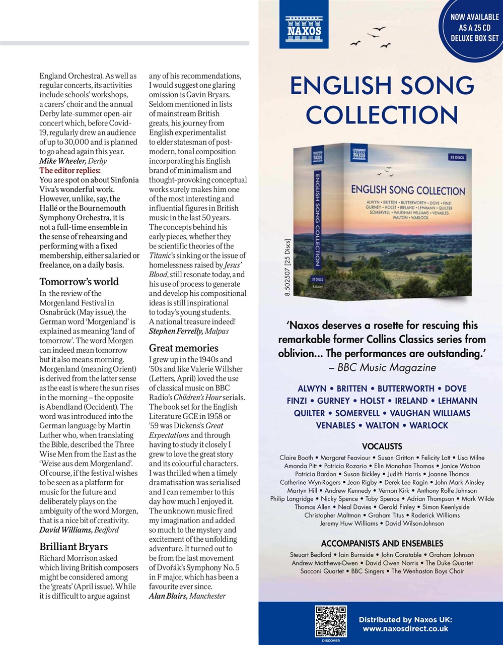 BBC Music Magazine Preview Pages