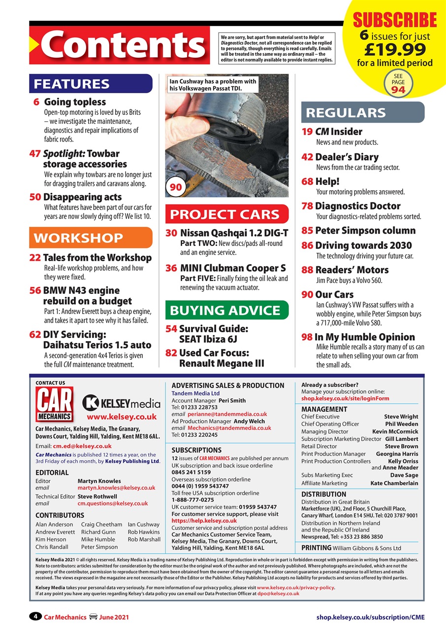 Car Mechanics Preview Pages