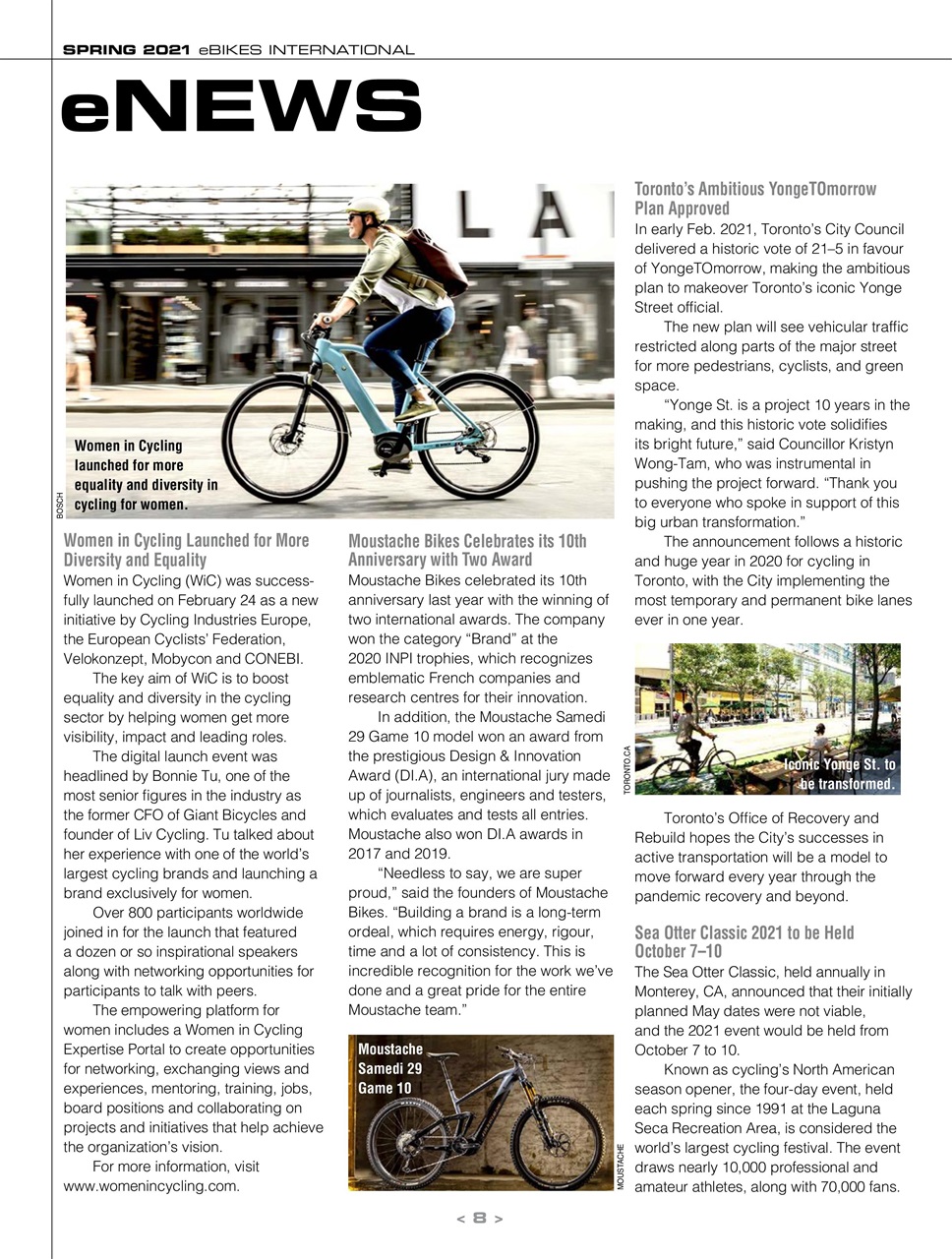 eBikes International Preview Pages