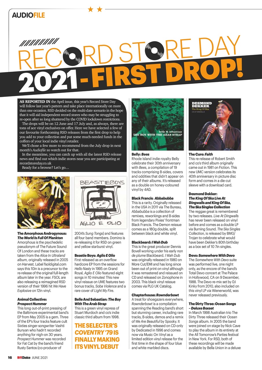 Hi-Fi Choice Preview Pages