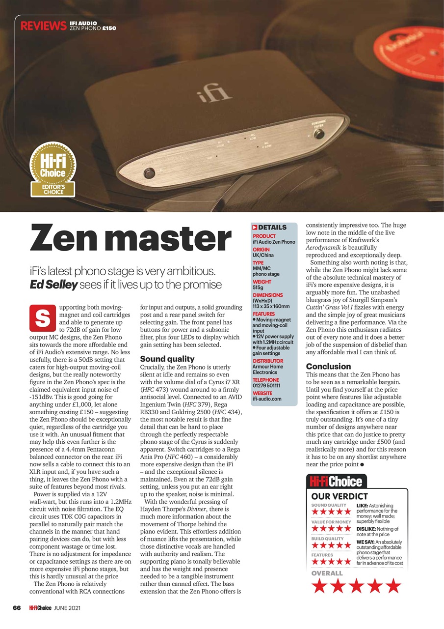 Hi-Fi Choice Preview Pages