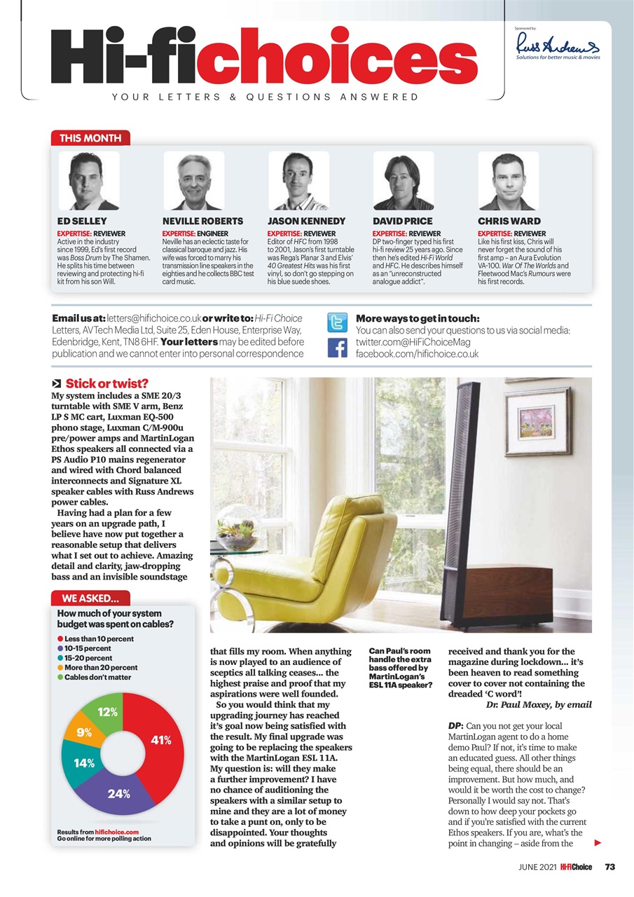 Hi-Fi Choice Preview Pages