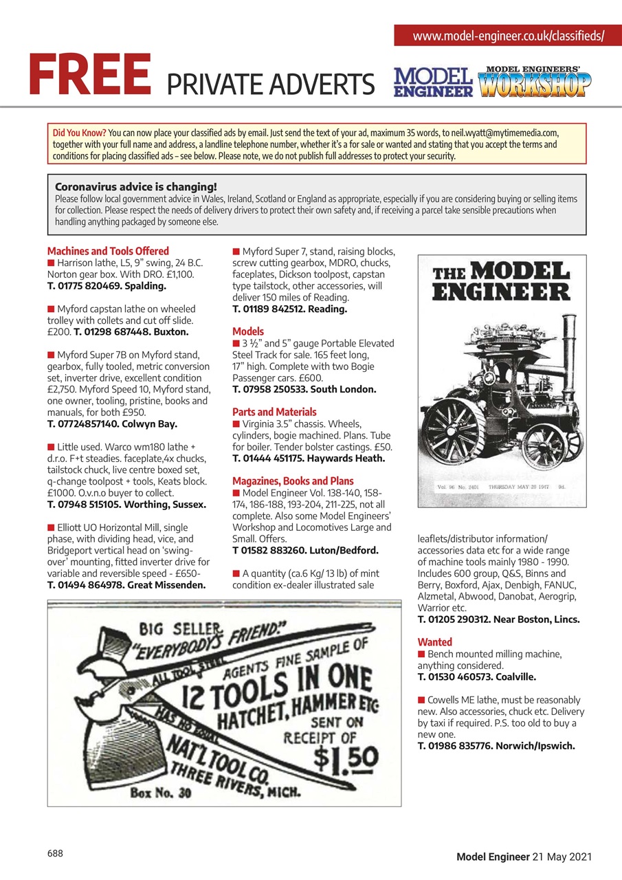 Model Engineer Preview Pages