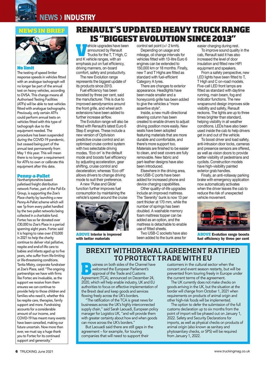 Trucking Magazine Preview Pages