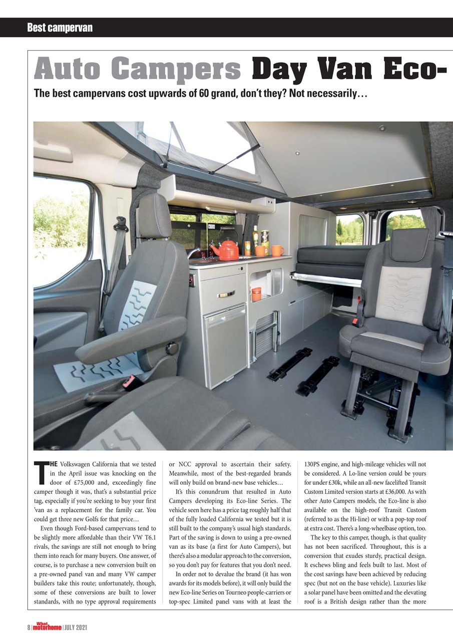 What Motorhome magazine Preview Pages