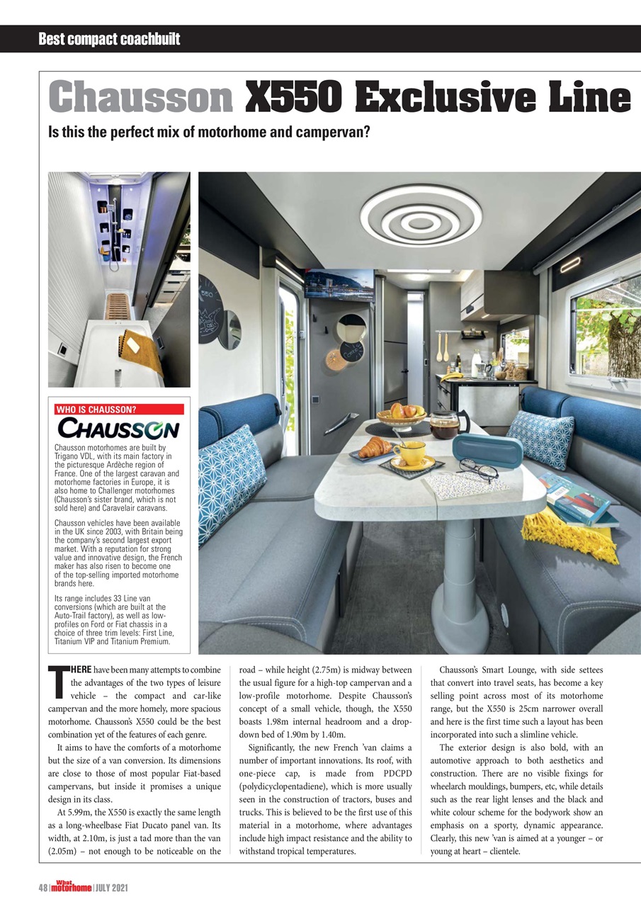 What Motorhome magazine Preview Pages