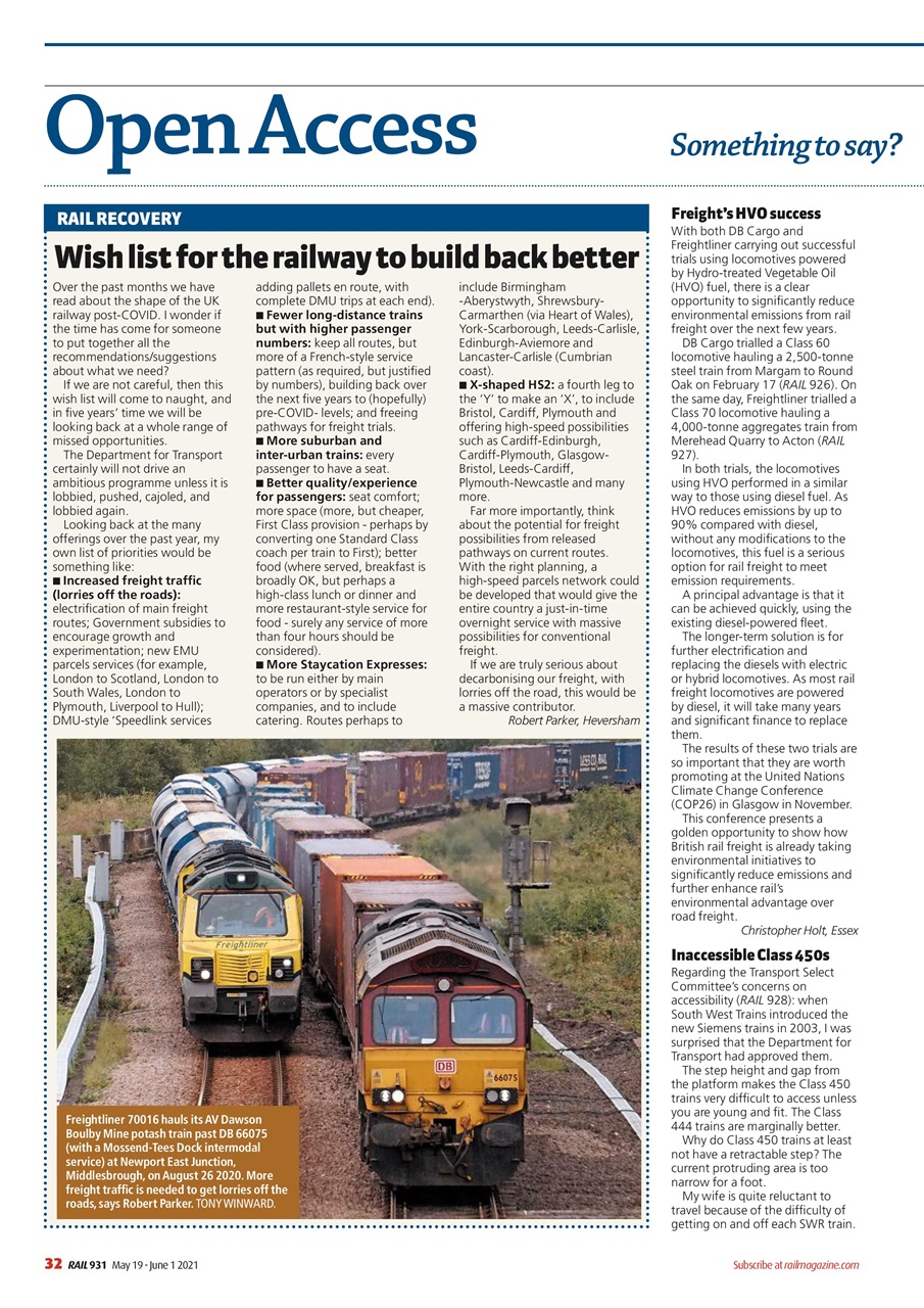 Rail Preview Pages