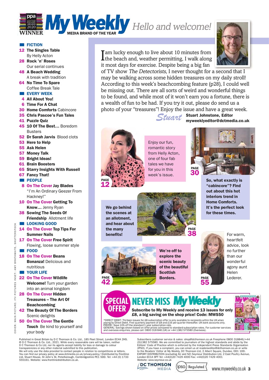 My Weekly Preview Pages