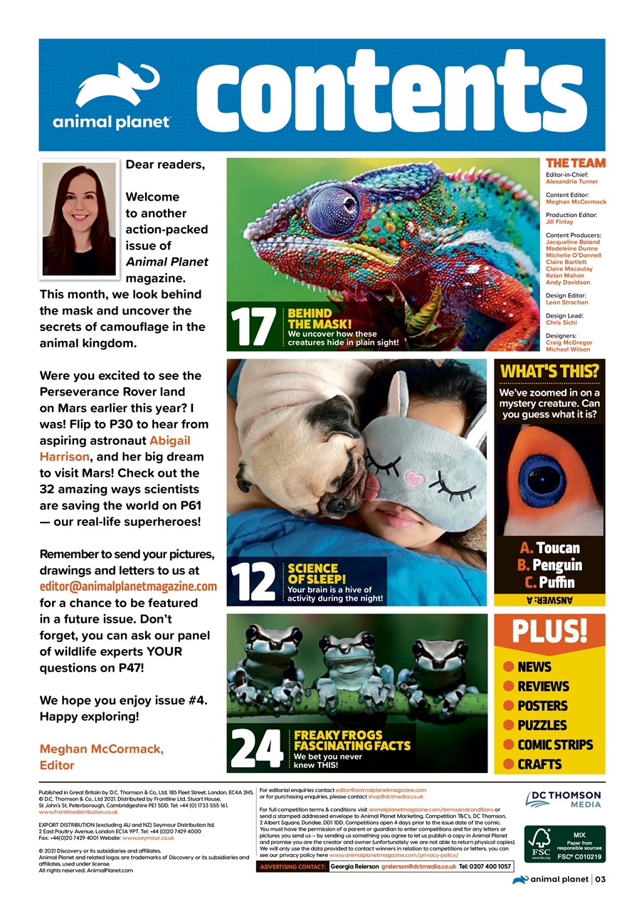 Animal Planet Kids Preview Pages