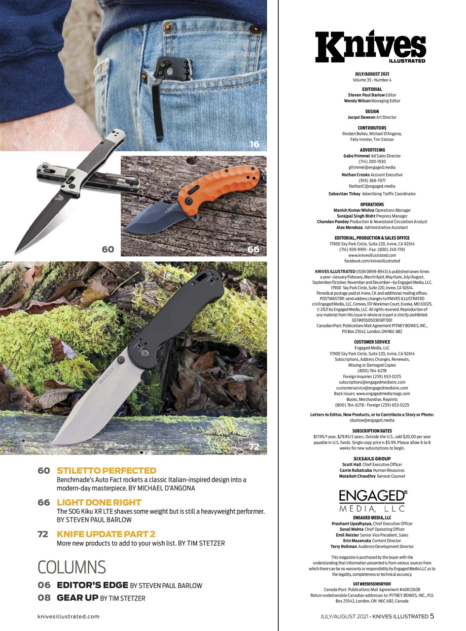 Knives Illustrated Preview Pages