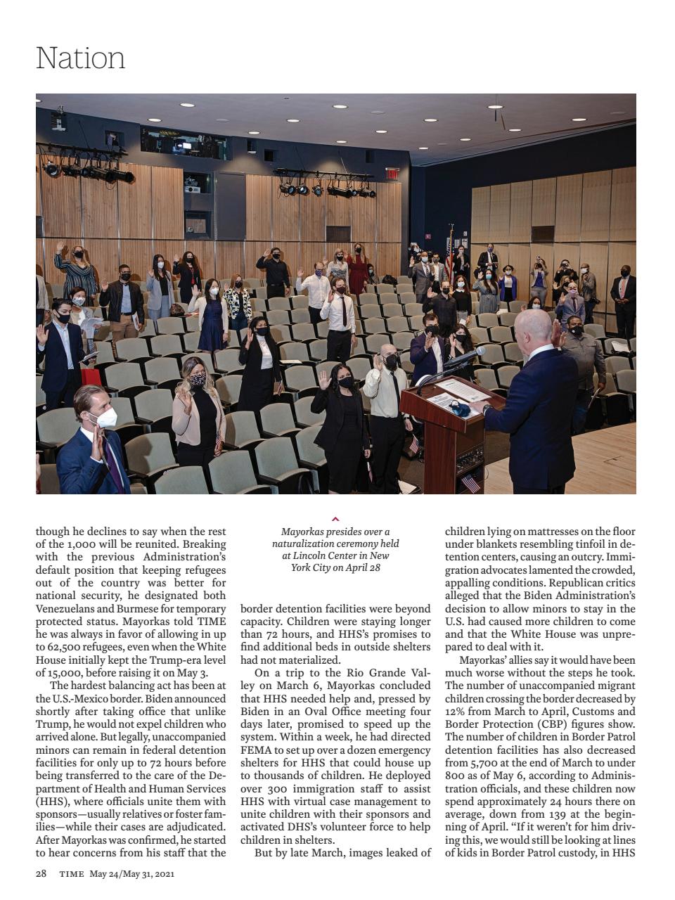 TIME Magazine Europe Preview Pages