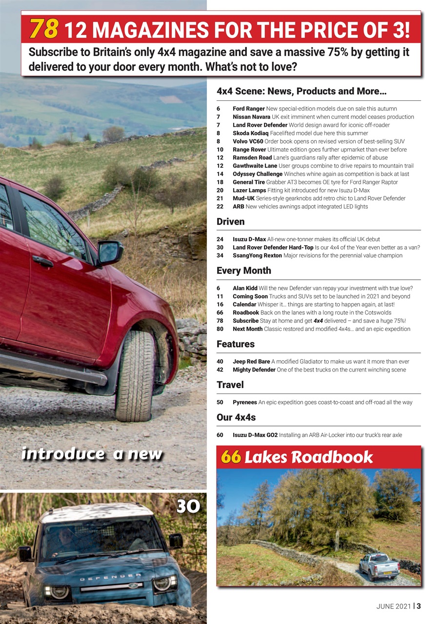 Overlander 4X4 Preview Pages