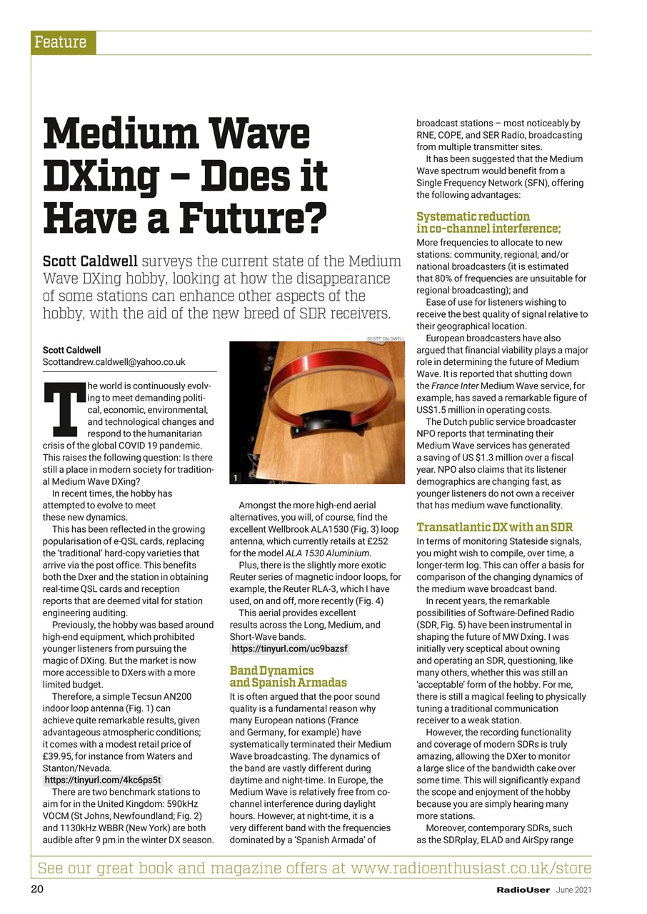 Radio User Preview Pages