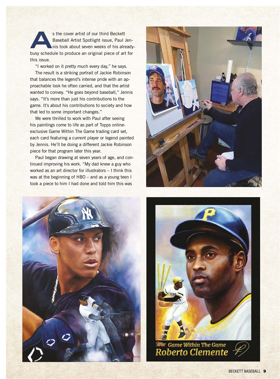Beckett Baseball Magazine Preview Pages