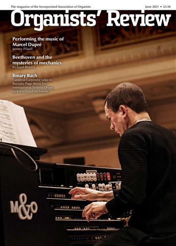 Organists' Review issue June 2021