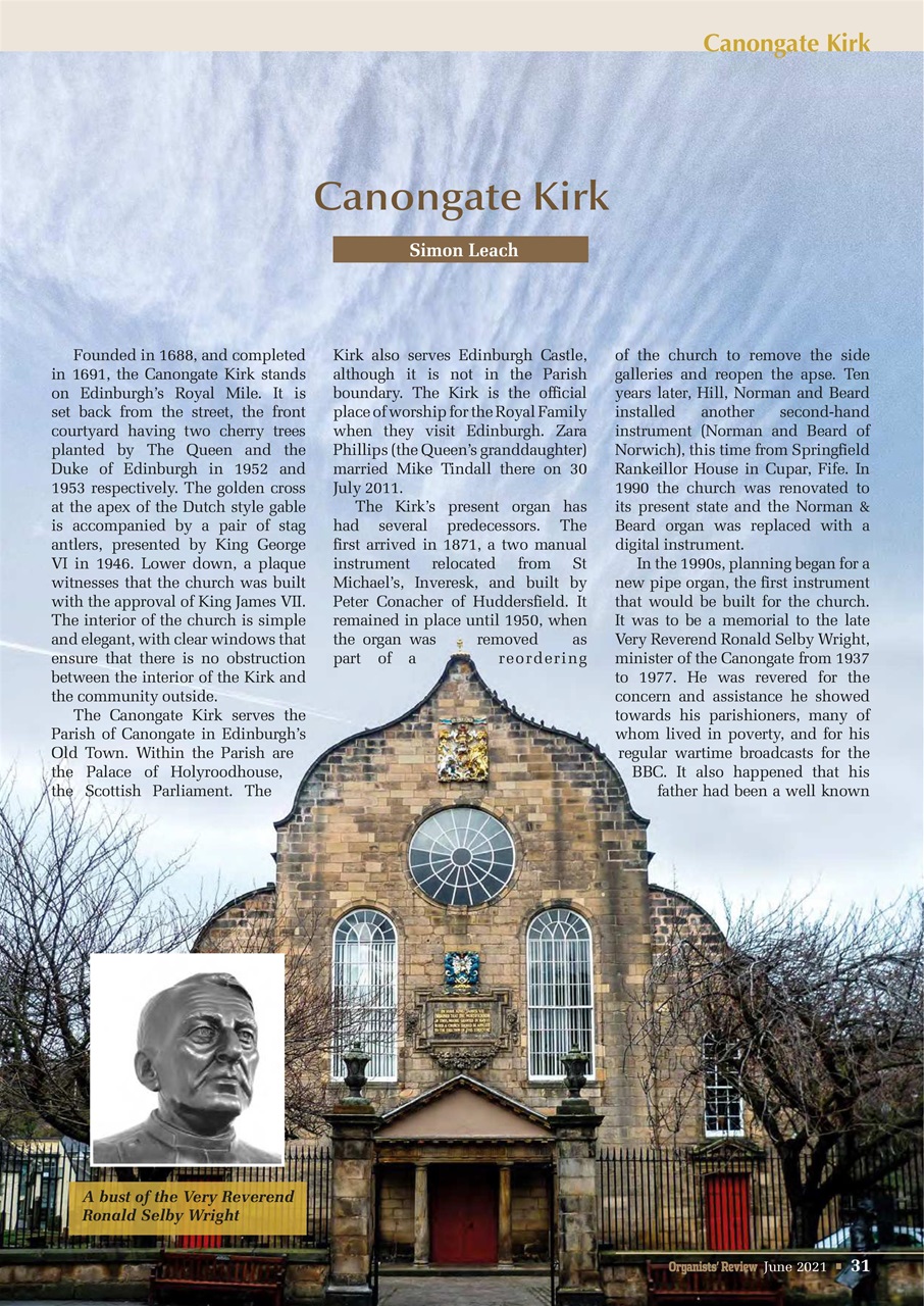 Organists' Review Preview Pages
