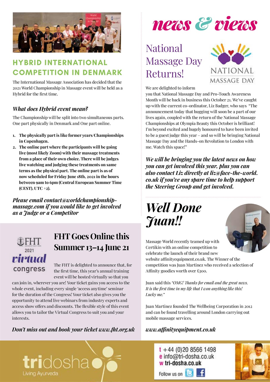 Massage World Preview Pages