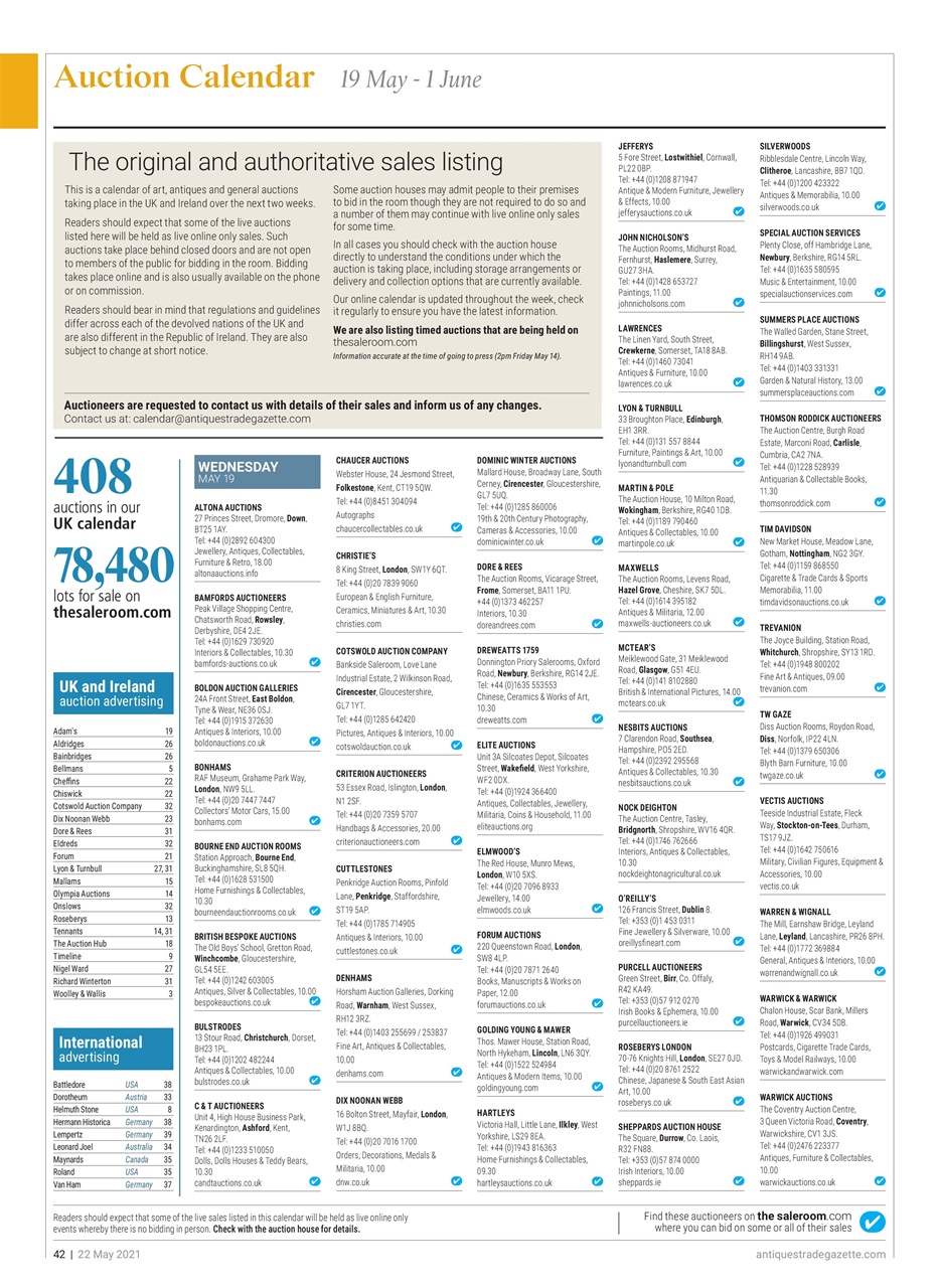 Antiques Trade Gazette Preview Pages