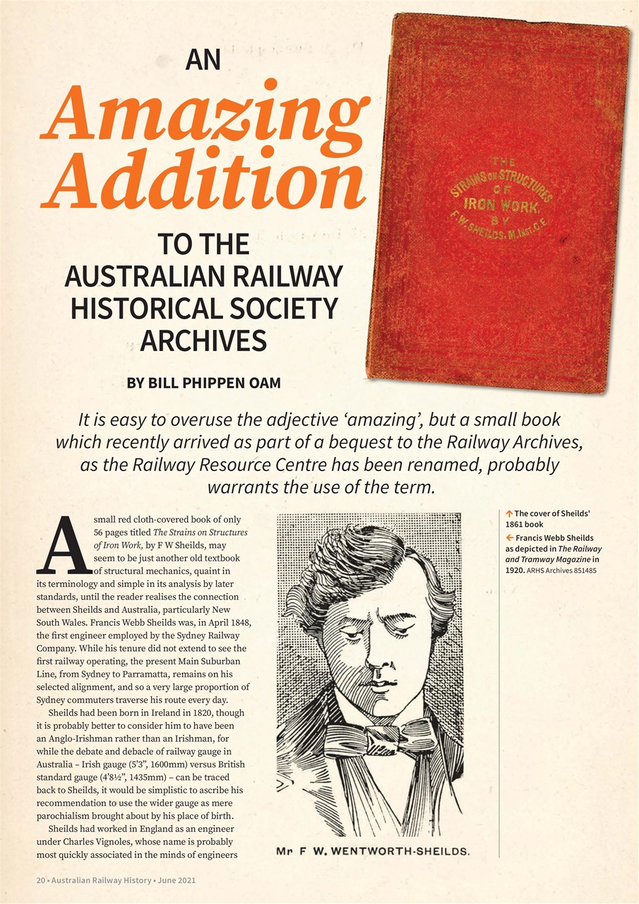 Australian Railway History Preview Pages