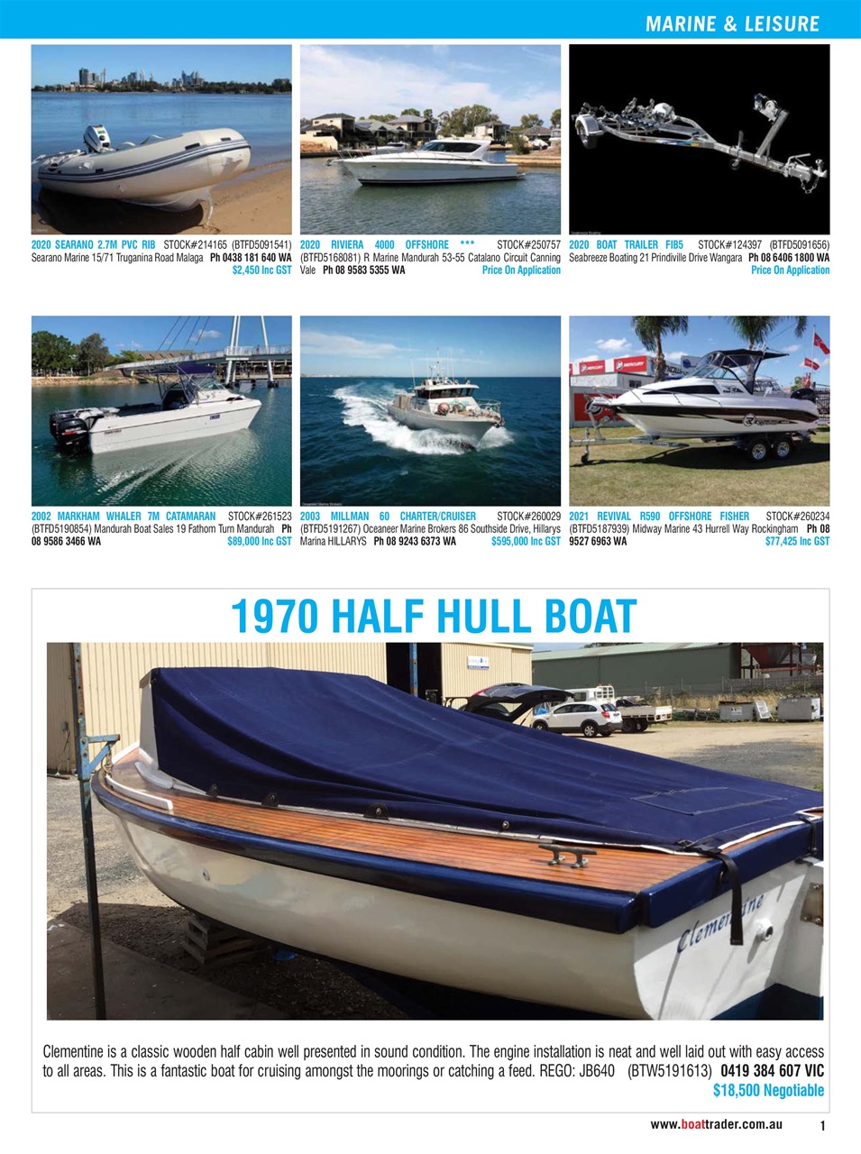 Boat Trader Australia Preview Pages