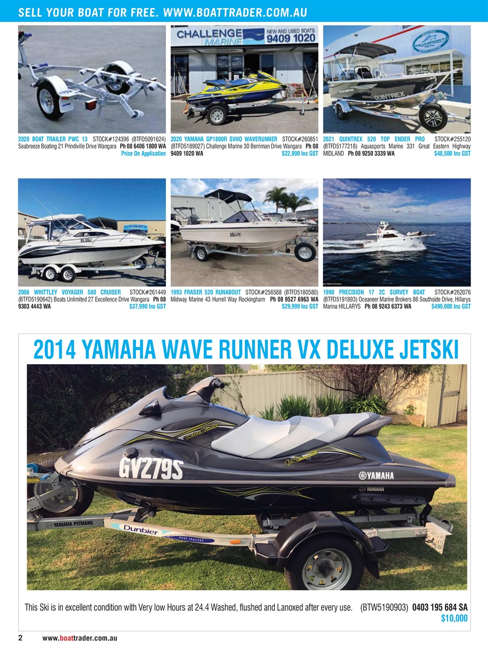 Boat Trader Australia Preview Pages