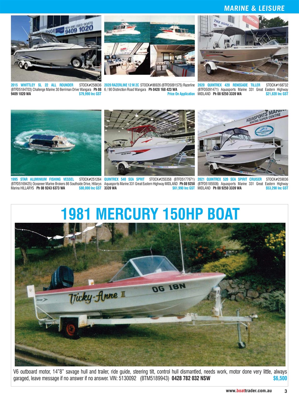 Boat Trader Australia Preview Pages