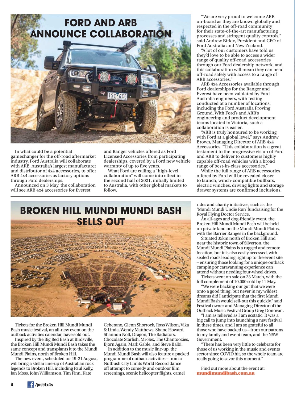 JUST 4X4S Preview Pages