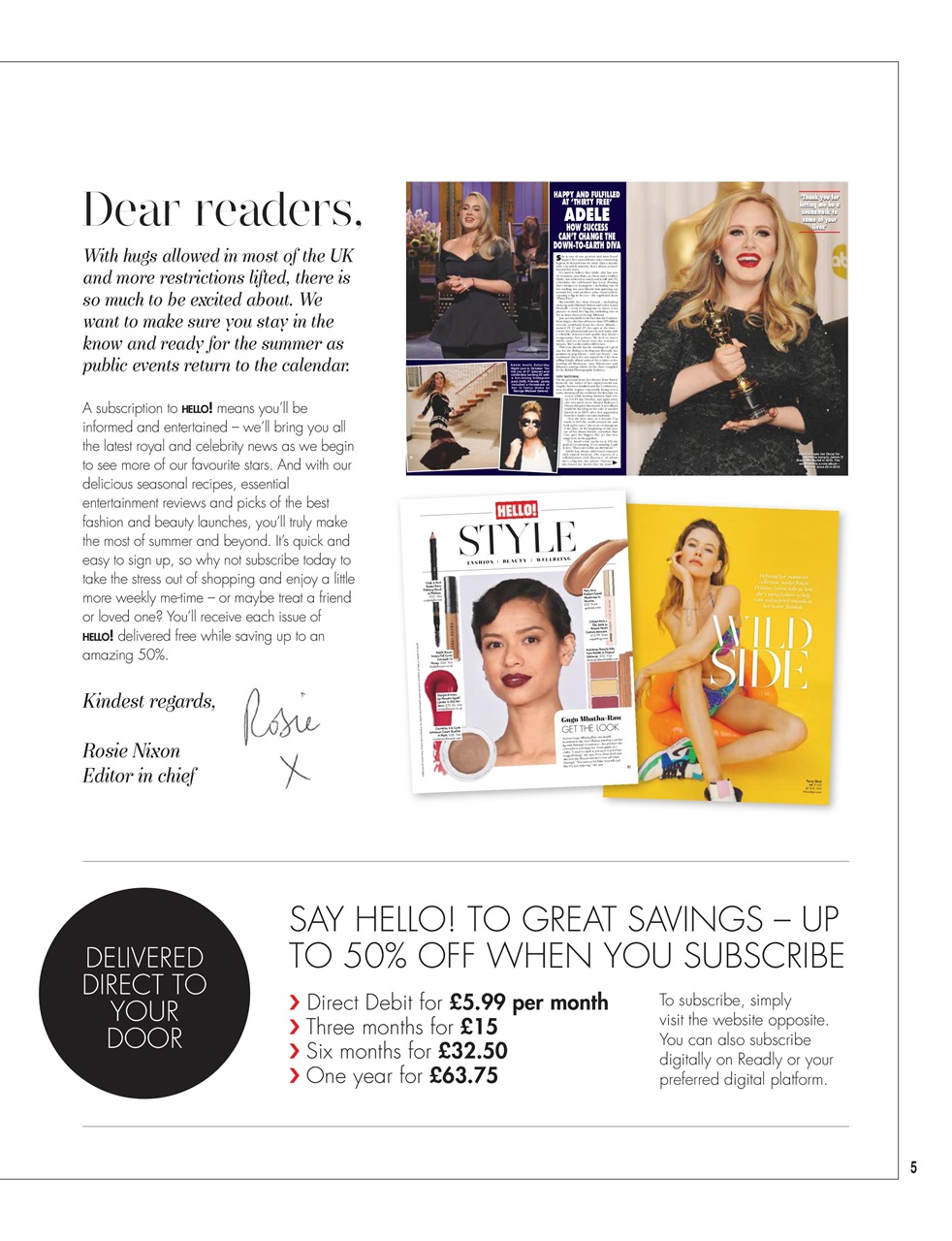 Hello! Magazine Preview Pages