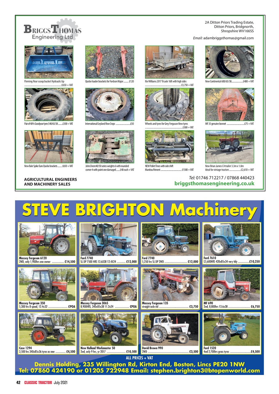 Classic Tractor Preview Pages