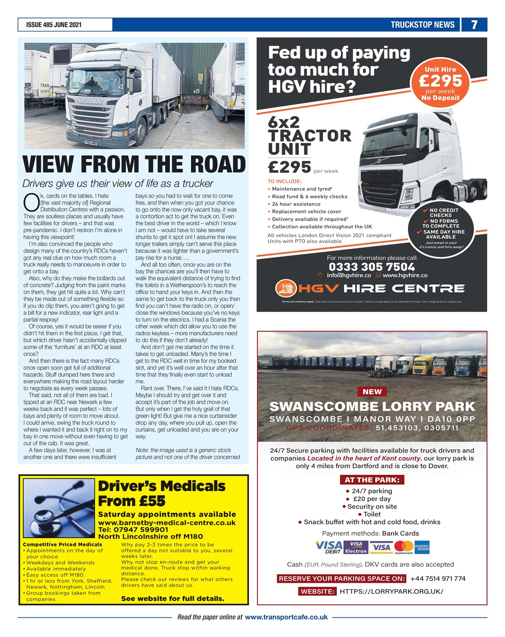 Truckstop News Preview Pages
