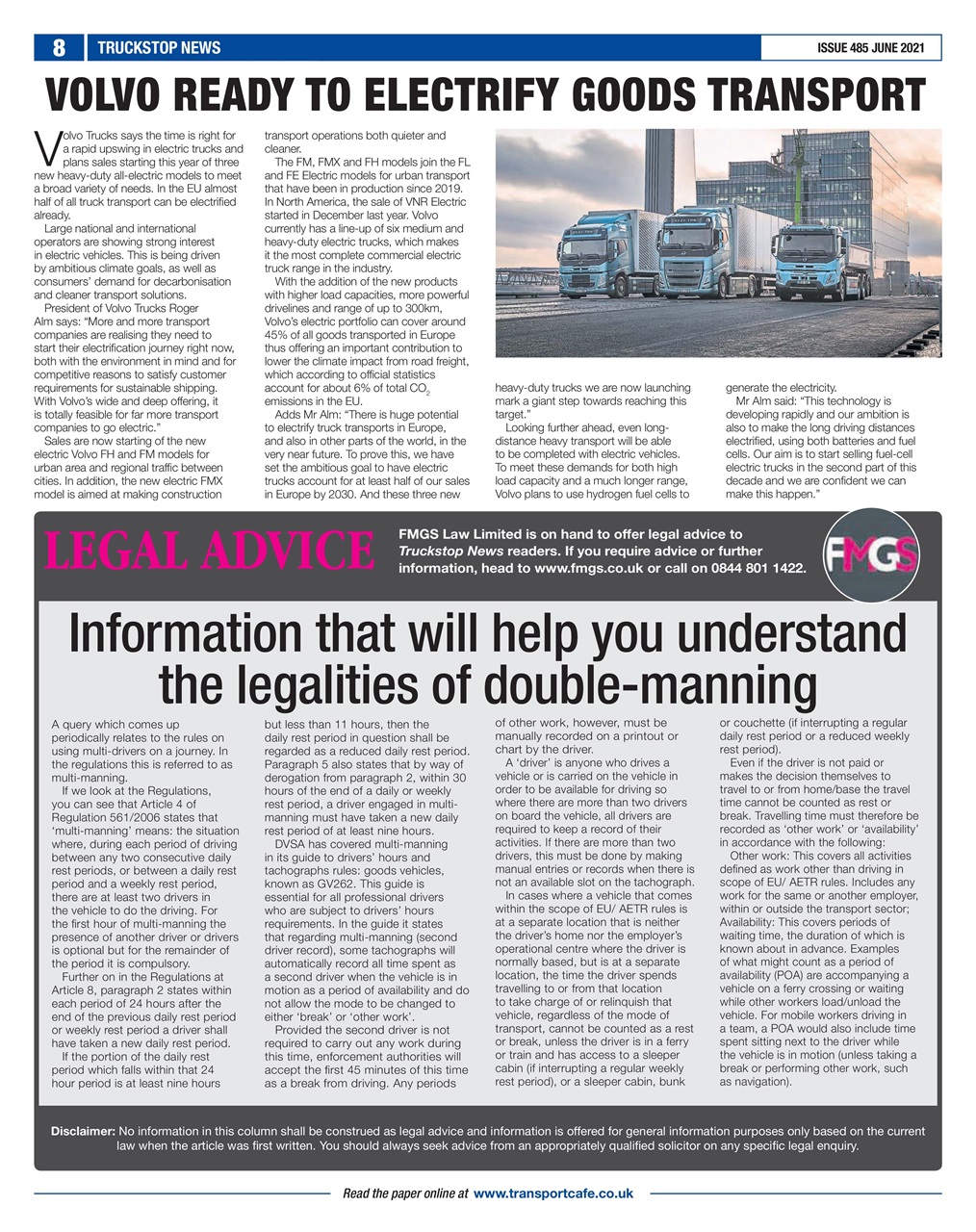 Truckstop News Preview Pages