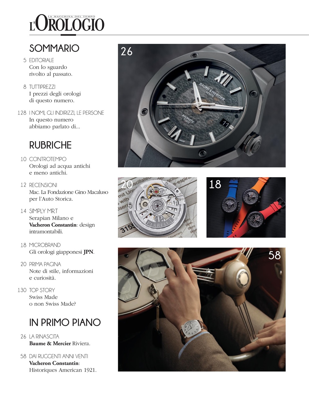 L'Orologio Preview Pages