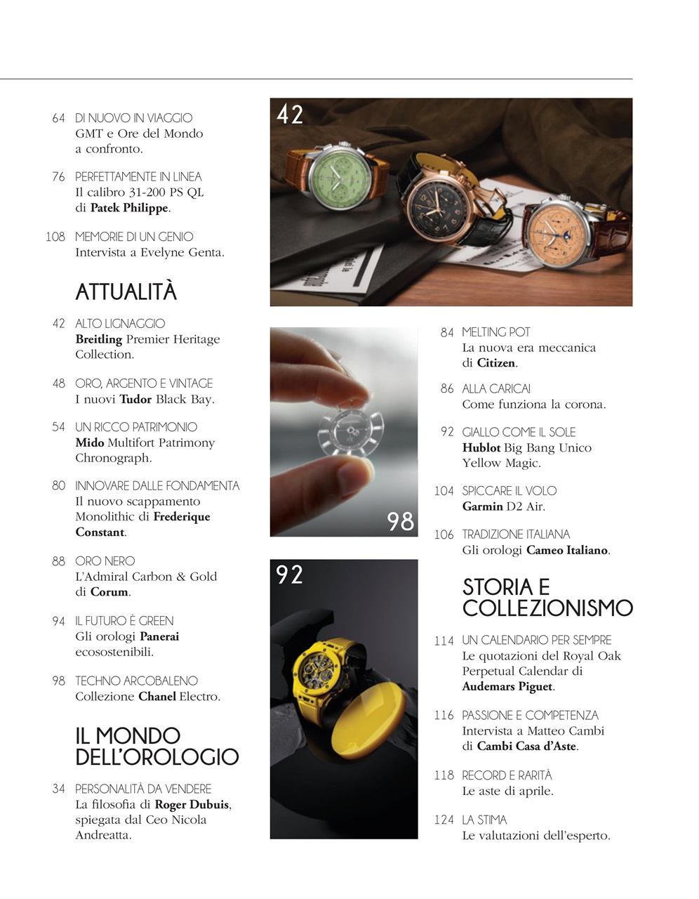 L'Orologio Preview Pages