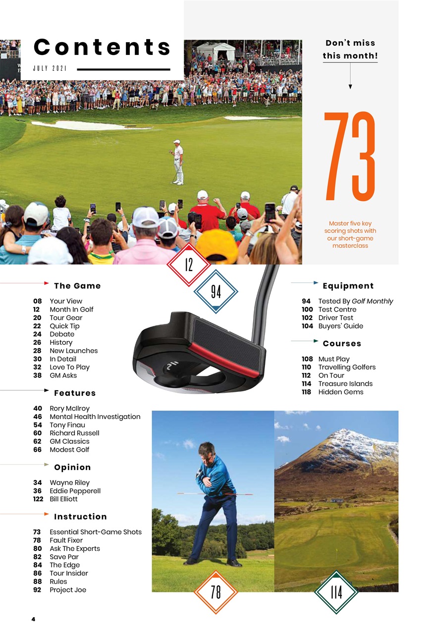 Golf Monthly Preview Pages