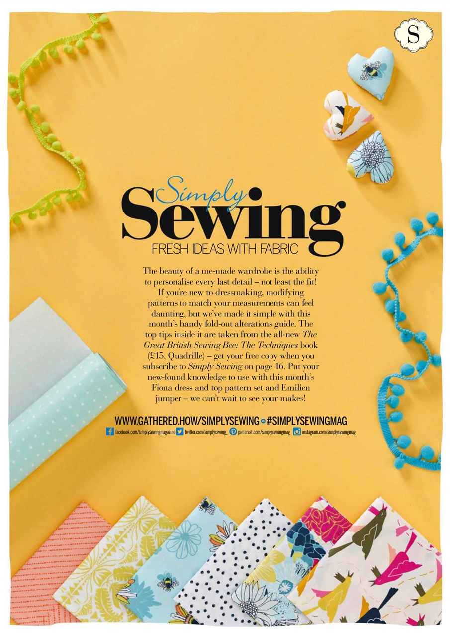 Simply Sewing Preview Pages