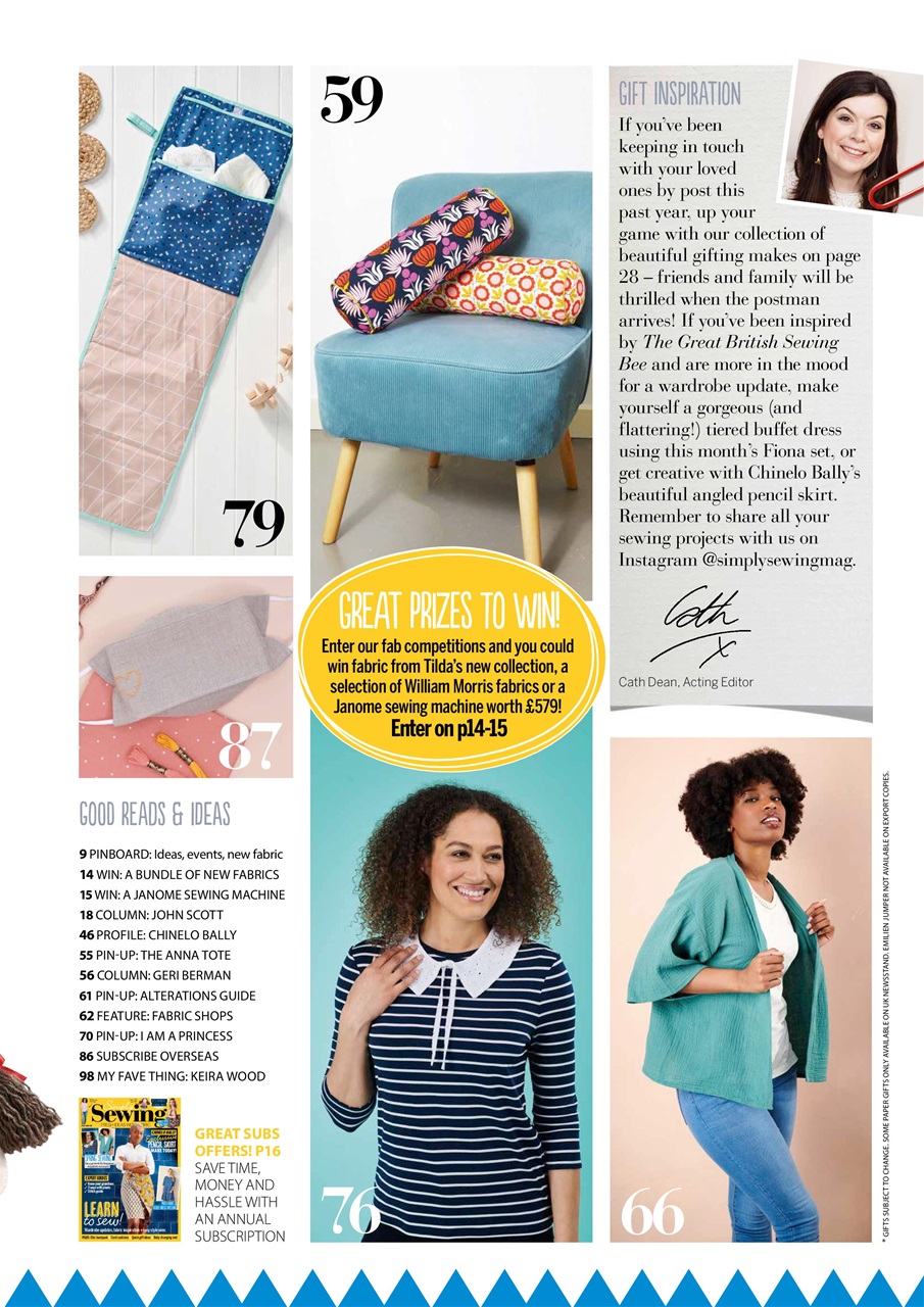 Simply Sewing Preview Pages