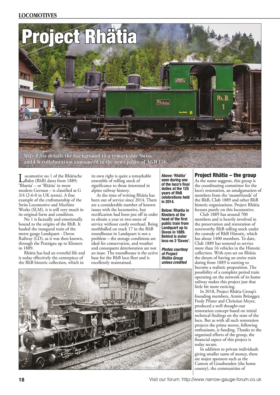 Narrow Gauge World Preview Pages