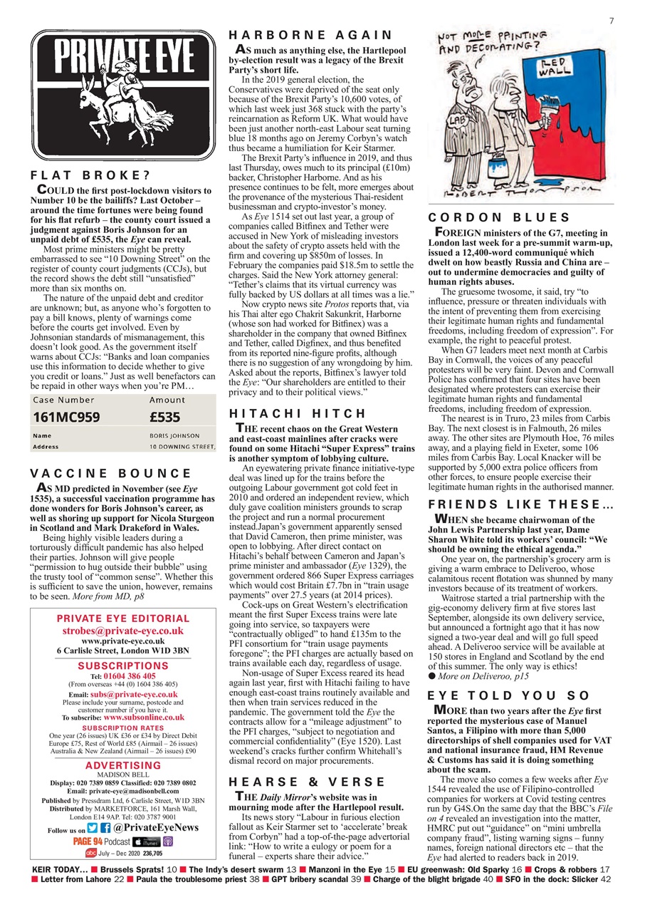 Private Eye Preview Pages