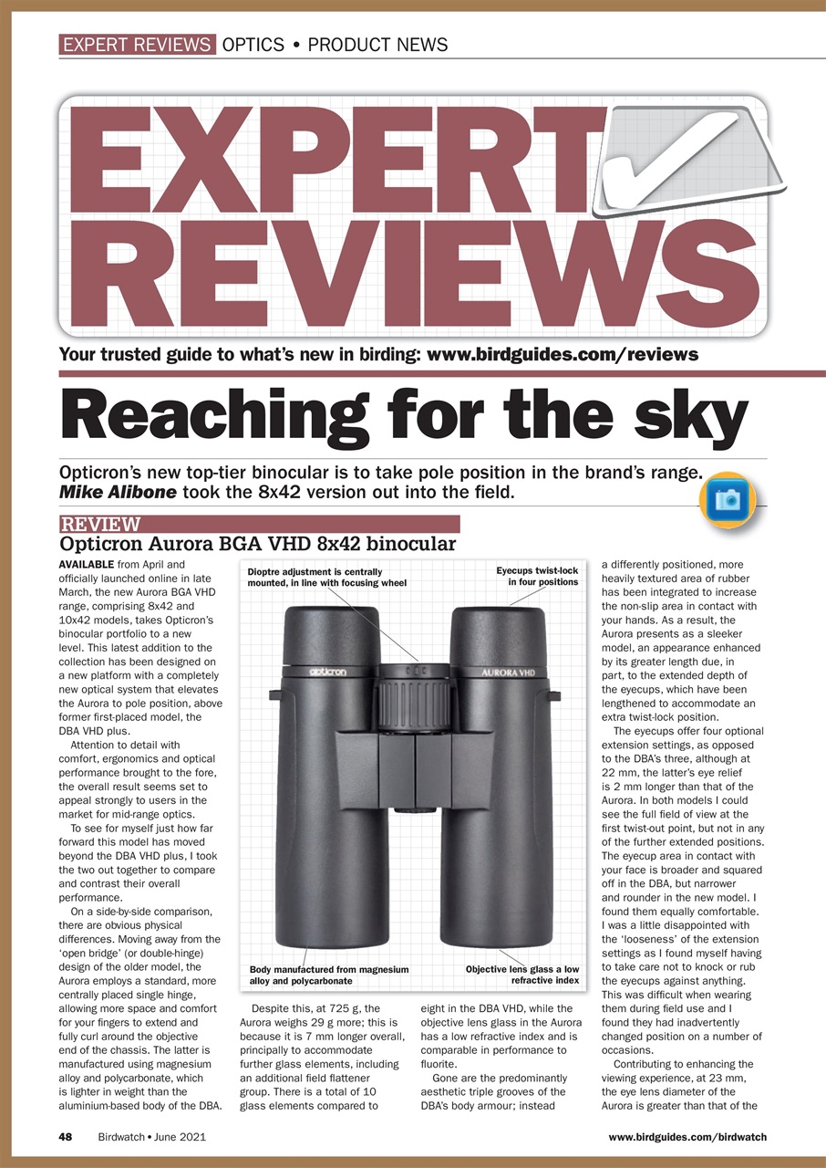 Birdwatch Magazine Preview Pages