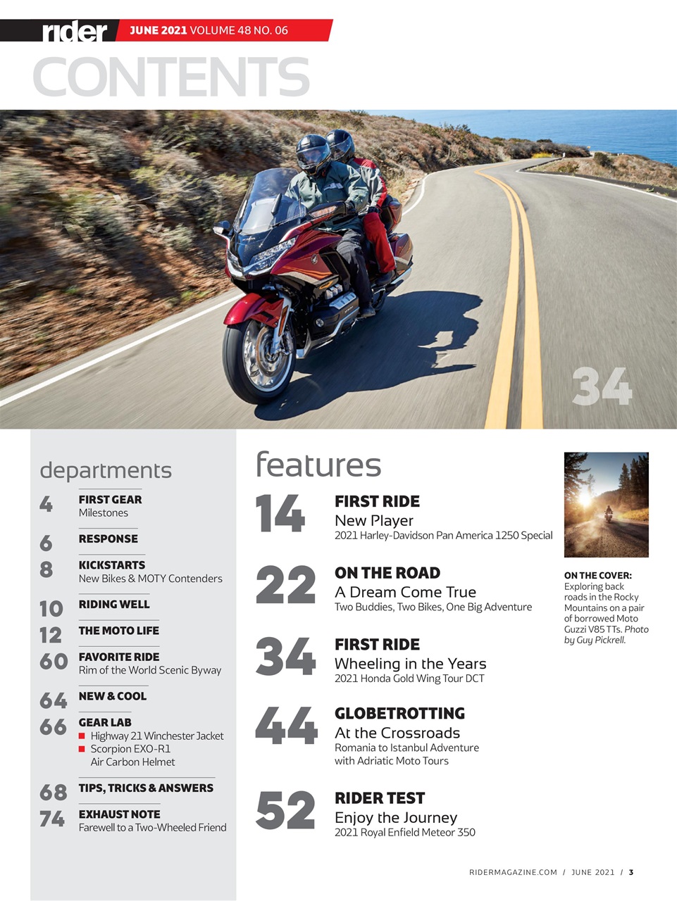 Rider Magazine Preview Pages