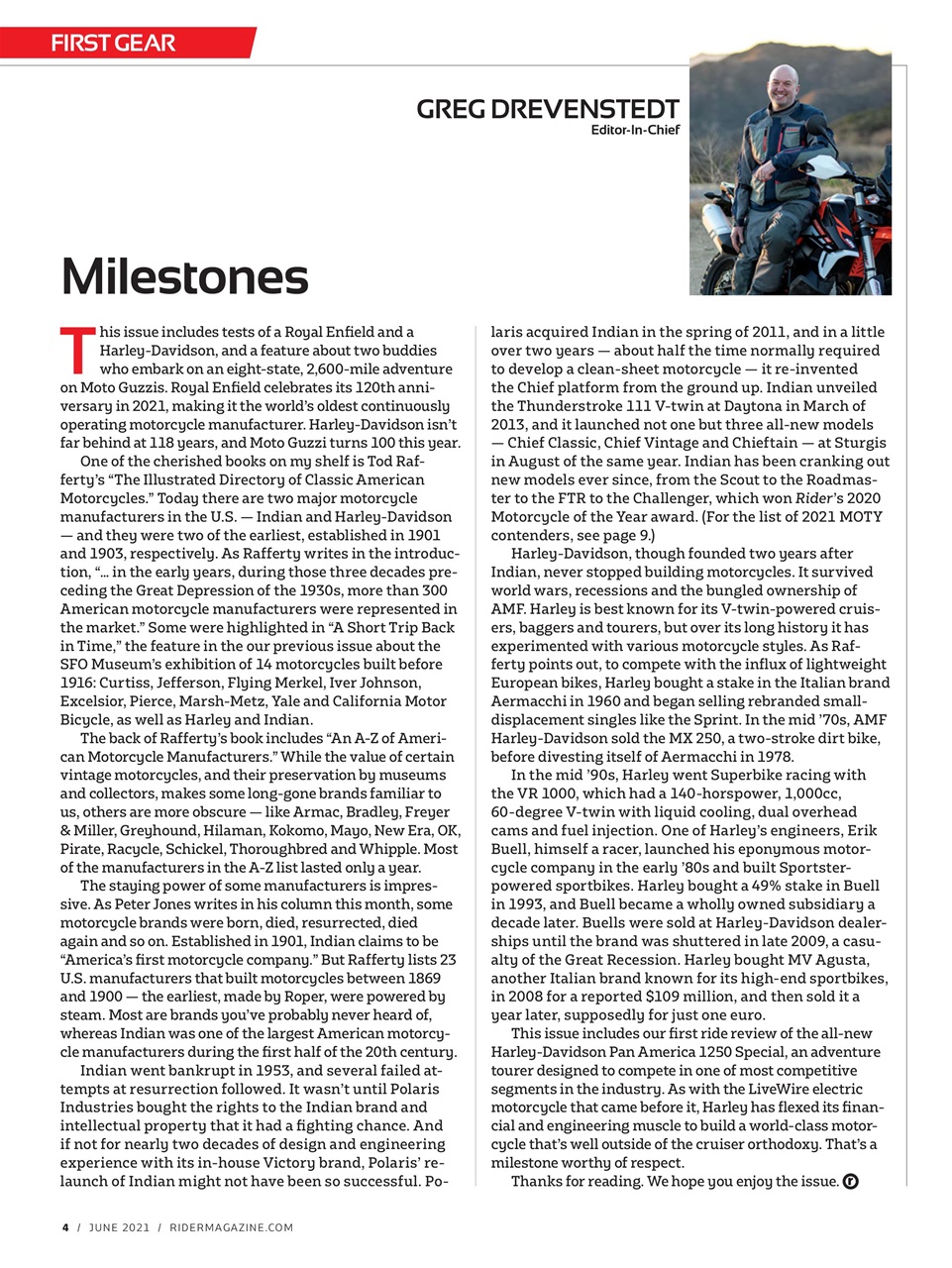 Rider Magazine Preview Pages