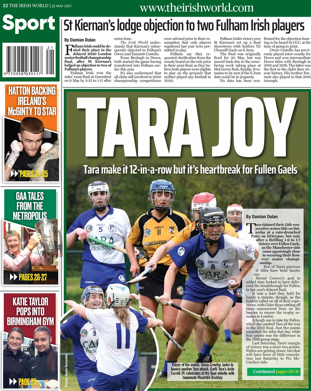 Irish World Preview Pages
