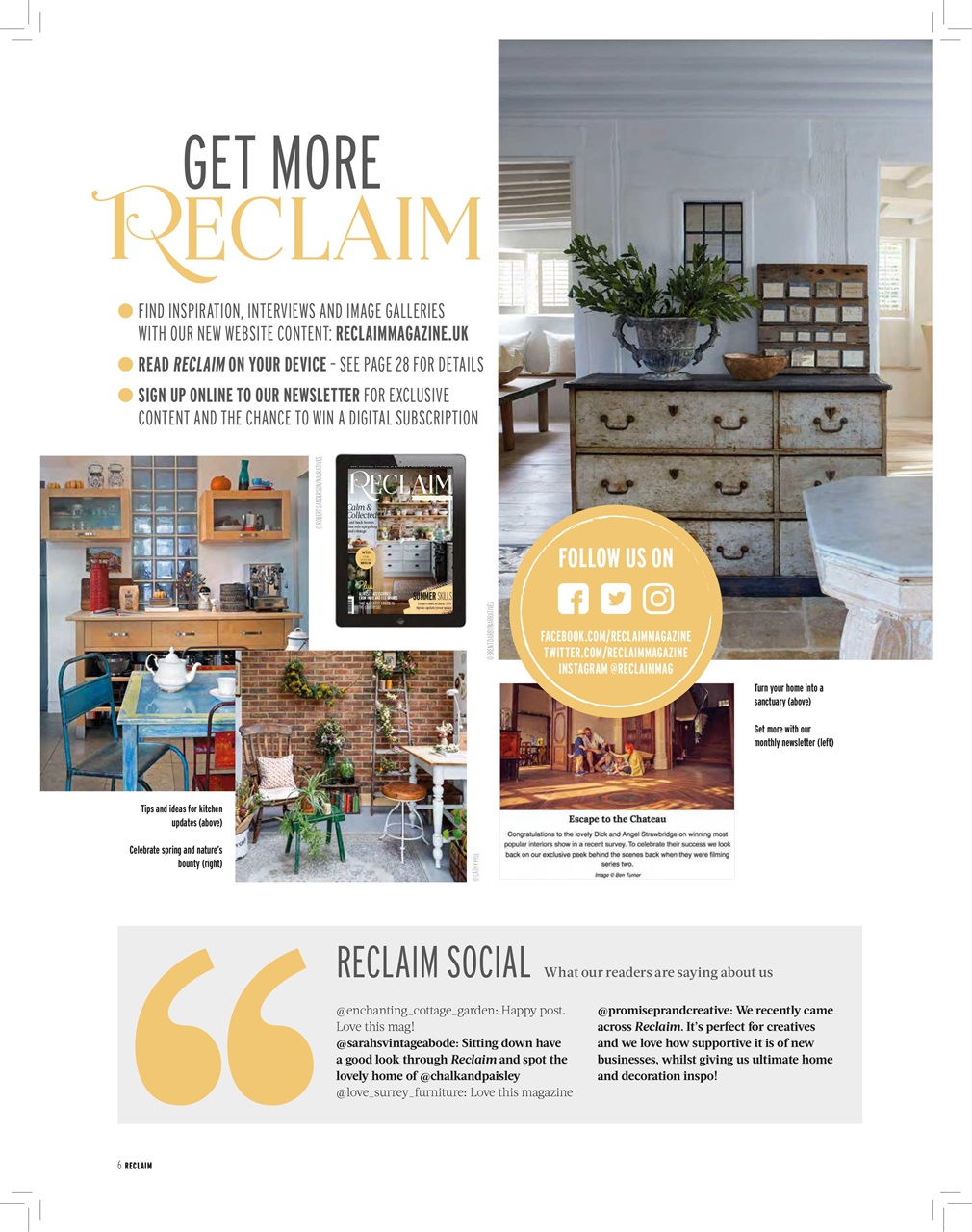 Reclaim Preview Pages