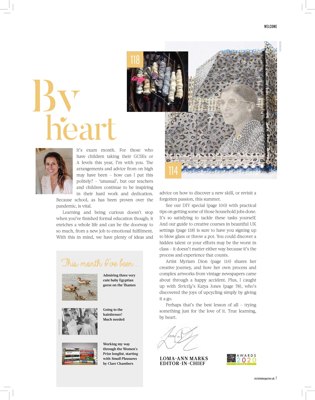 Reclaim Preview Pages