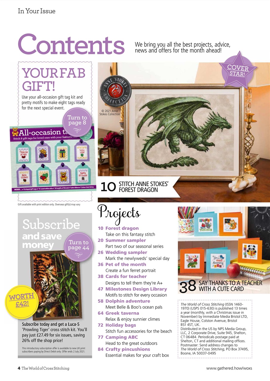 The World of Cross Stitching Preview Pages