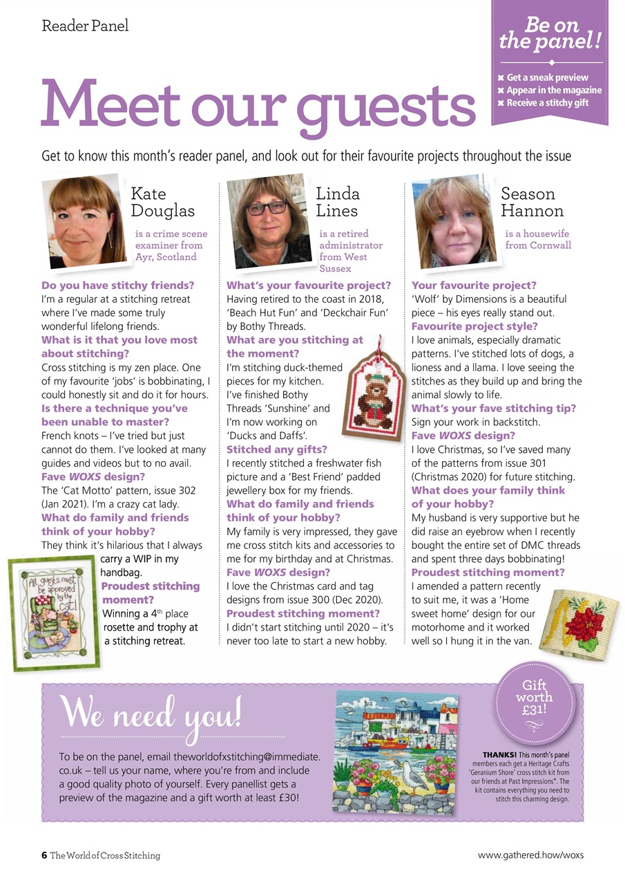 The World of Cross Stitching Preview Pages