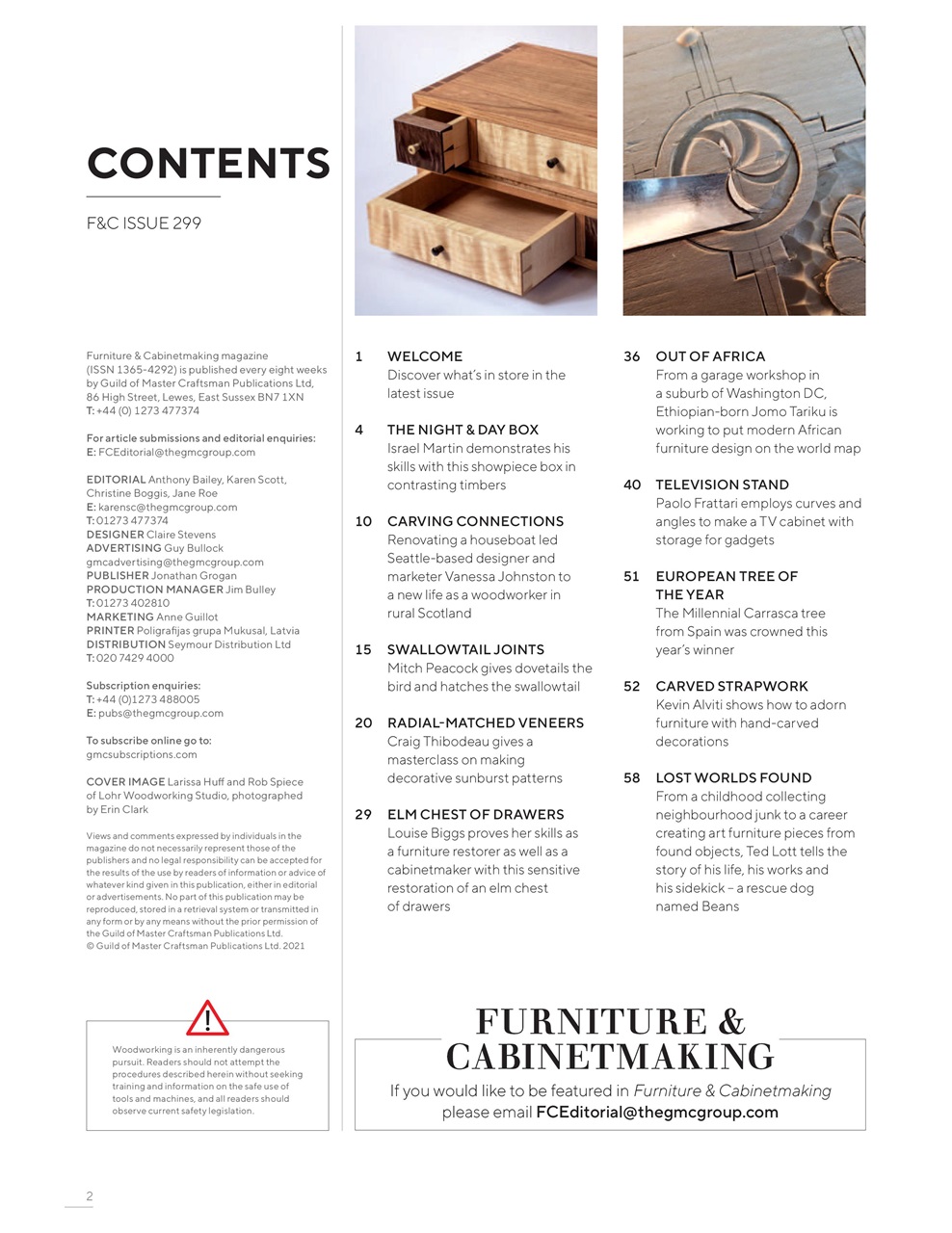 Furniture & Cabinetmaking Preview Pages